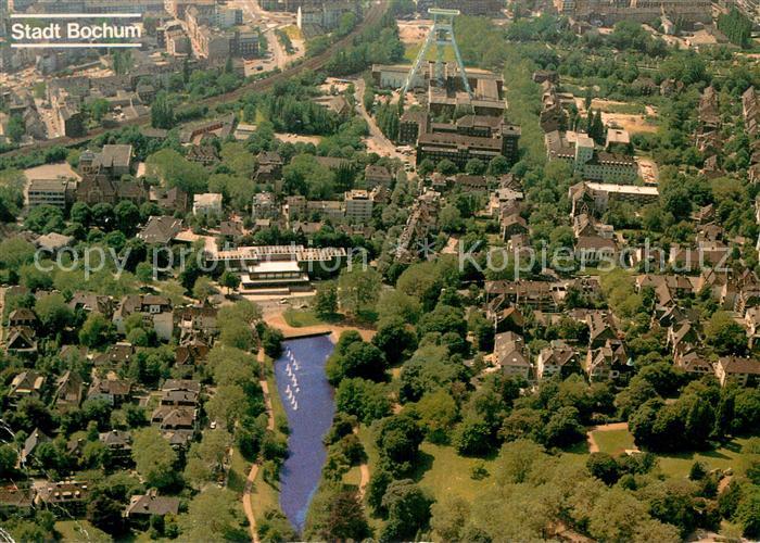 BOCHUM  CITY Deutsches Bergbau Museum und Museum Bochum Fliegeraufnahme