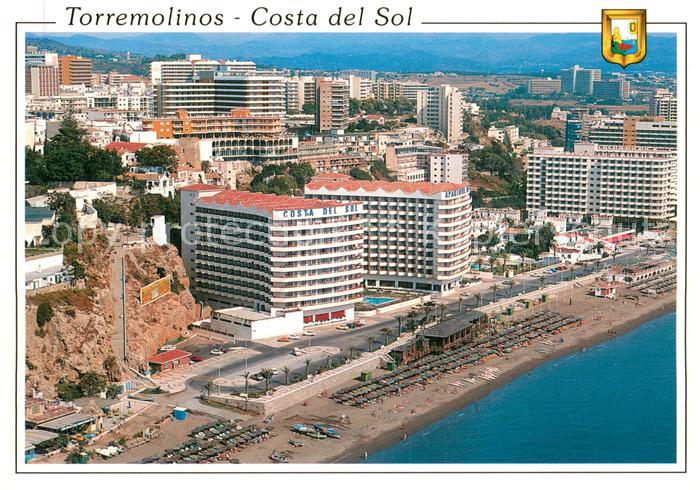 Torremolinos Fliegeraufnahme El Bajondillo mit Hotel Costa del Sol