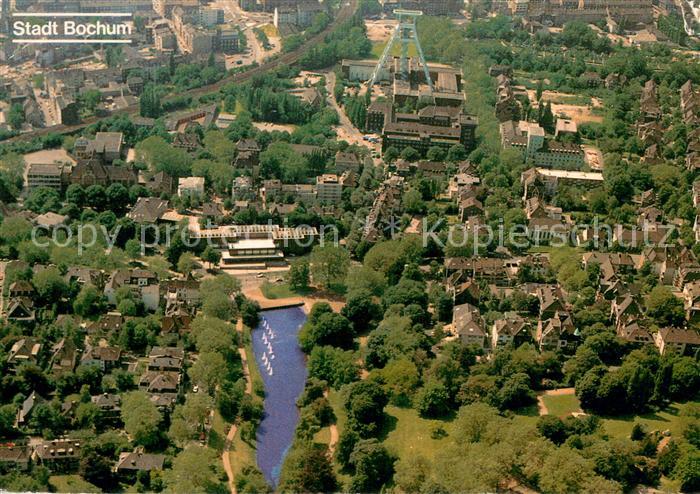 BOCHUM  CITY Deutsches Bergbau Museum und Museum Bochum Fliegeraufnahme