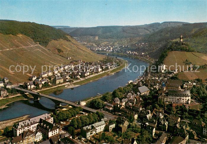 Cochem Mosel Blick vom Pinnerkreuz