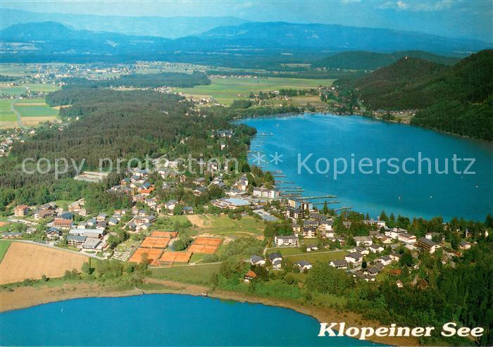 Seelach Klopeinersee Fliegeraufnahme