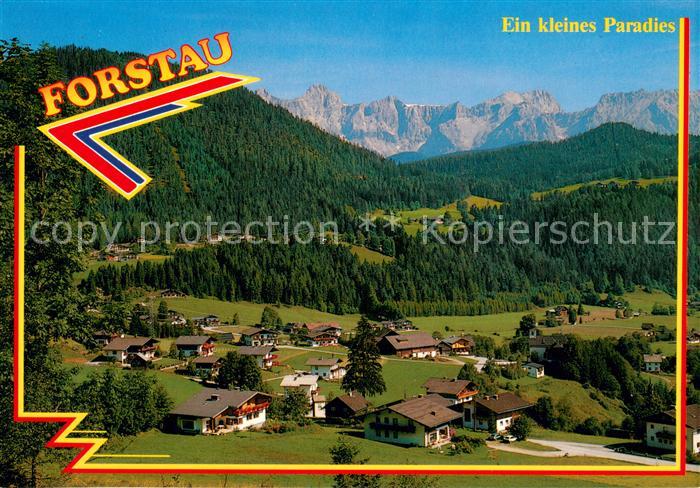 Forstau Fliegeraufnahme mit Dachstein und Radstaedter Tauern