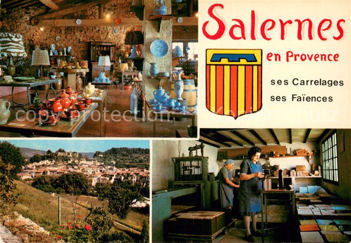Salernes Capitale provencale des carrelages Vue partielle
