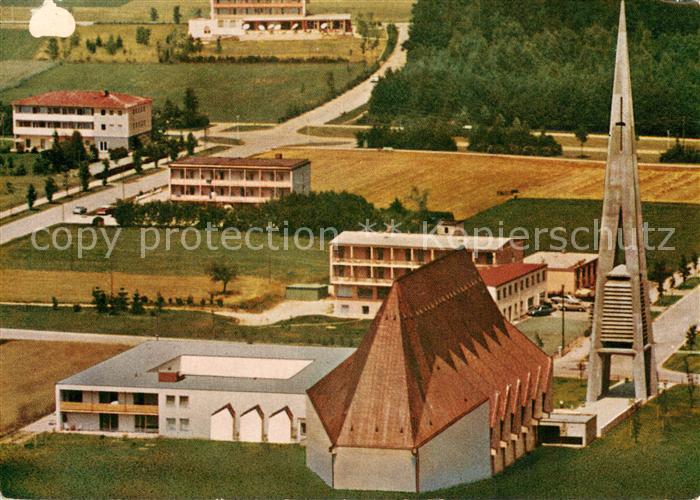 Safferstetten Kath Pfarrkirche Heilig Geist Fliegeraufnahme