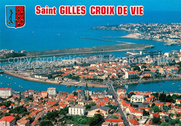 Saint-Gilles-Croix-de-Vie Vendee Vue generale aerienne