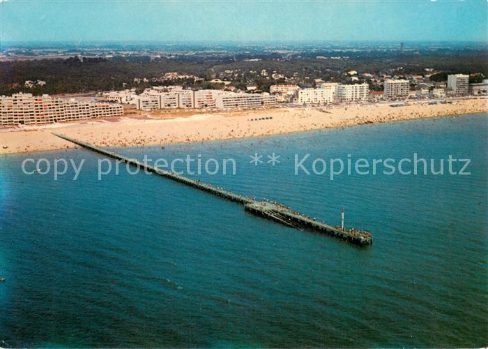 Saint-Jean-de-Monts La plage et l’Estacade Vue aerienne