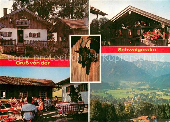 Birkenstein Schwaigeralm Terrasse Panorama