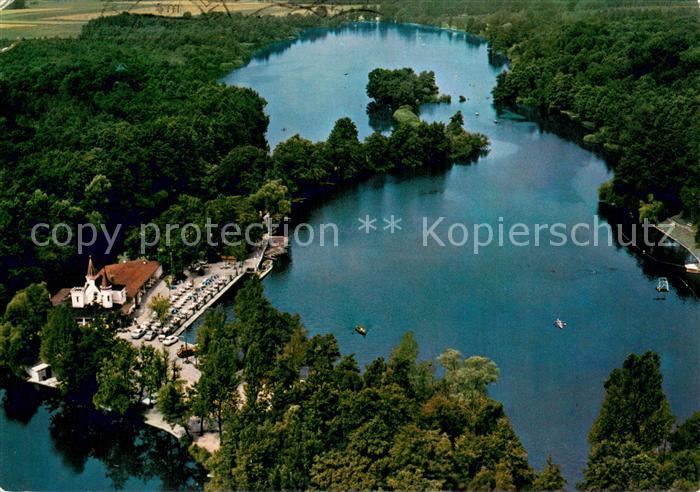 Schwalmtal Niederrhein Inselschloesschen Hariksee Fliegeraufnahme