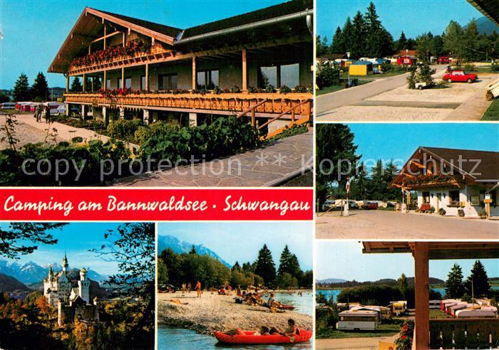 Schwangau Camping am Bannwald Gasthaus Schloss Strand