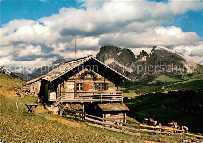 Schlerngebiet Seiseralm mit Langkofelgruppe