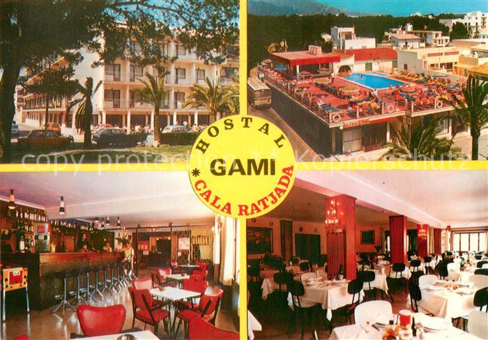 Cala Ratjada Mallorca Hostal Gami Bar Gastraum Pool