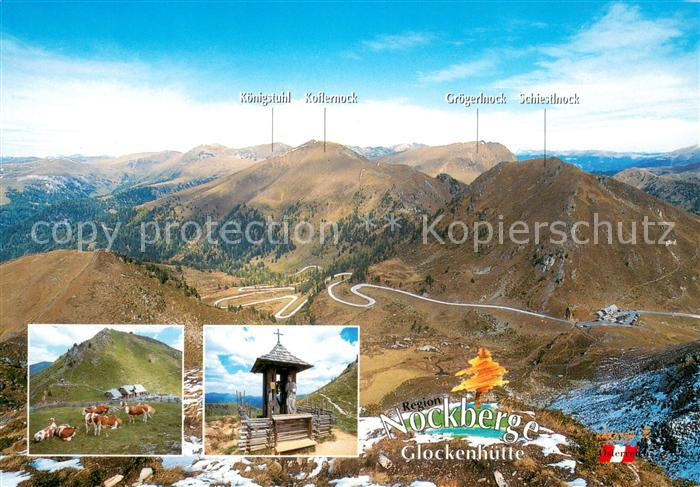 Nockberge Kaernten Glockenhuette Nockalm Koenigstuhl Koflernock Groegerlnock Sch