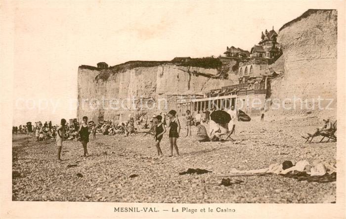 Mesnil-Val La plage et le casino