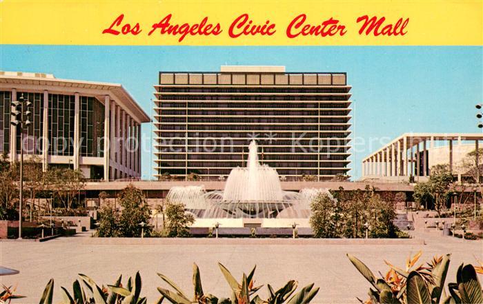 Los Angeles California Civic Center Mall Water and Power Building Mark Taper For