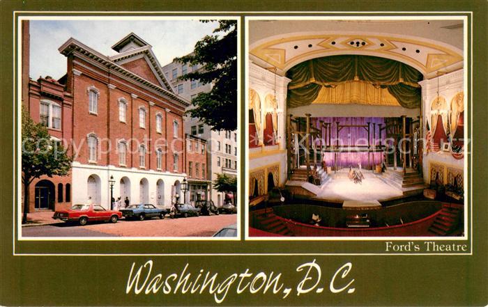 Washington DC Fords Theatre Interior Presidential Box