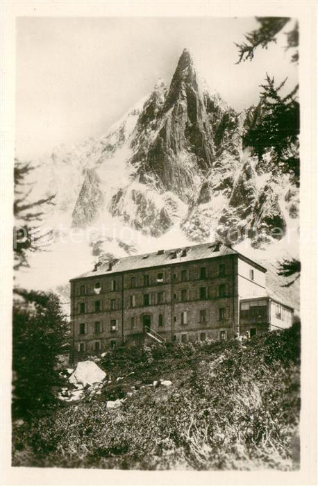 Chamonix Hôtel du Montenvers et Aiguille du Dru Alpes