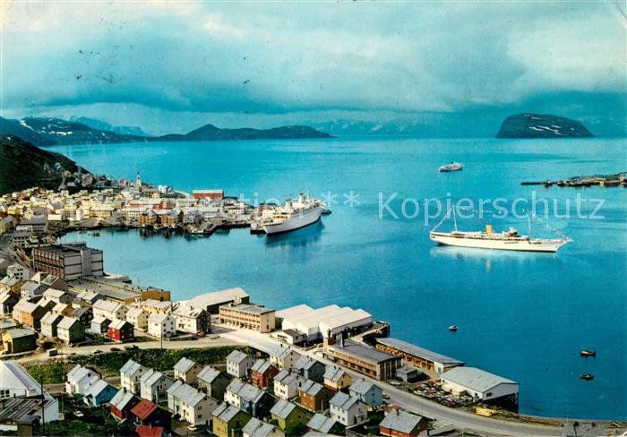Hammerfest The worlds northernmost town aerial view