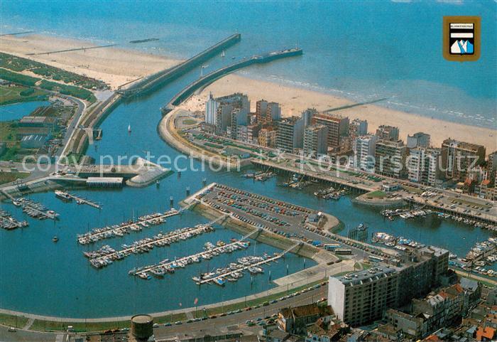 Blankenberge De haven luchtfoto Hafen
