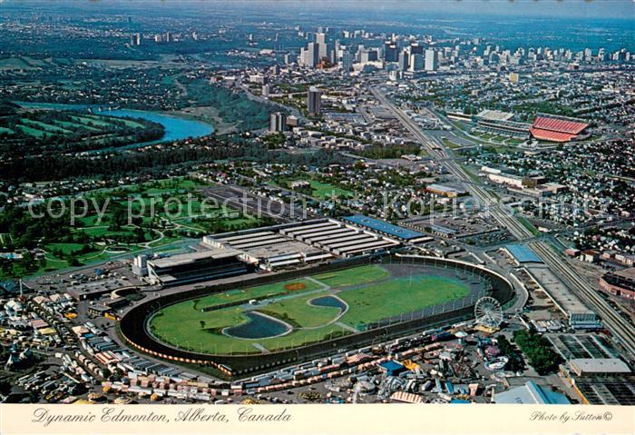 Edmonton Alberta Dynamic Edmonton Stadium aerial view
