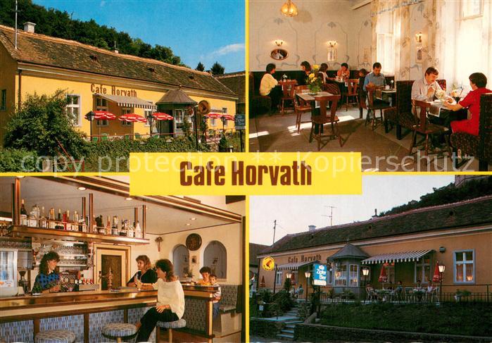 Guessing Cafe Horvath Gastraum Bar Terrasse