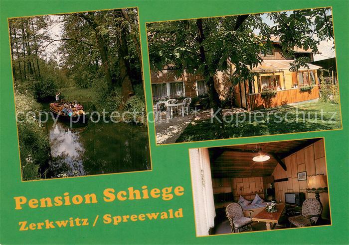 Zerkwitz Luebbenau Pension Schiege Wasserstrasse Kahnfahrt