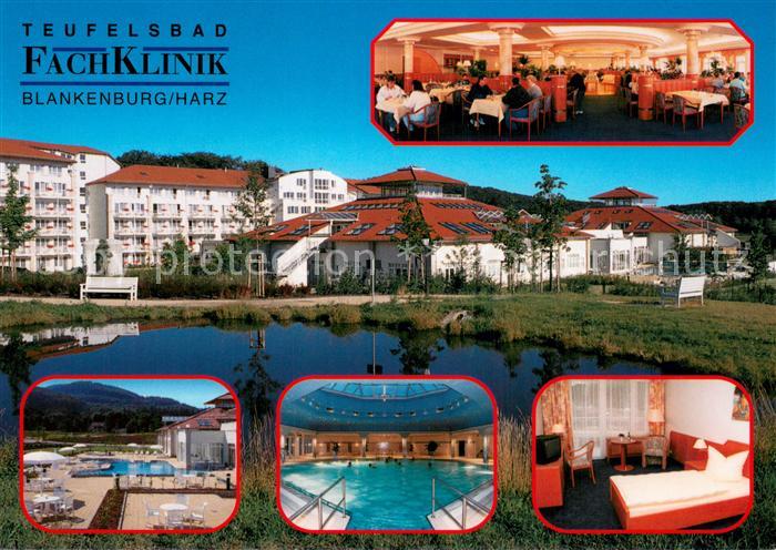 Blankenburg Harz Teufelsbad Fachklinik Restaurant Hallenbad