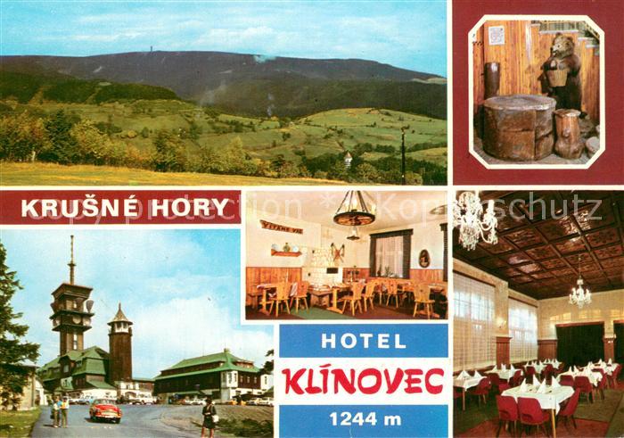 Jachymov Sankt Joachimsthal Krusny Hory Berghotel Klinovec Restaurant Aussichtst