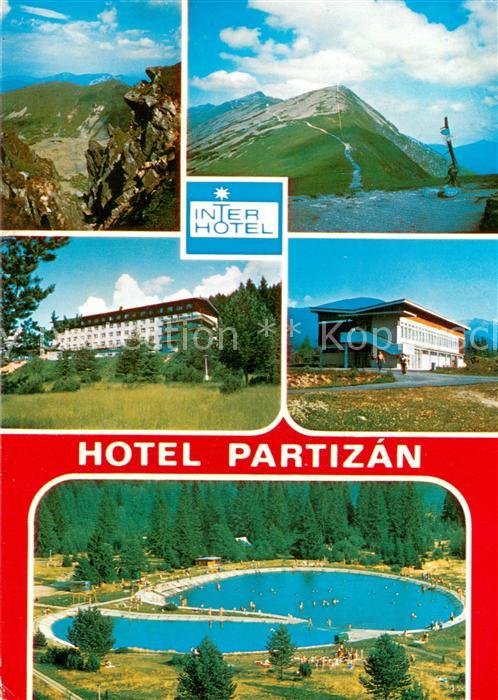 Brezno Slovakia Hotel Partizan Nizke Tatry Niedere Tatra Badesee Landschaftspano