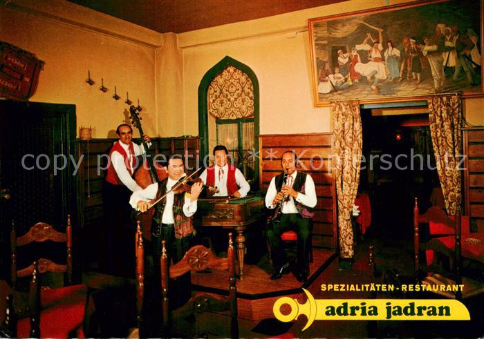 Wien Spezialitaeten Restaurant Adria Jadran Hausmusik Zigeunermusik