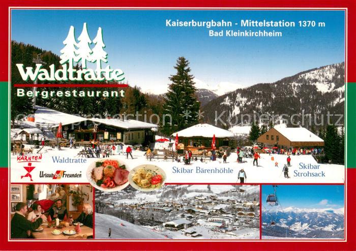 Bad Kleinkirchheim Kaernten Kaiserburgbahn Bergrestaurant Waldratte Wintersport