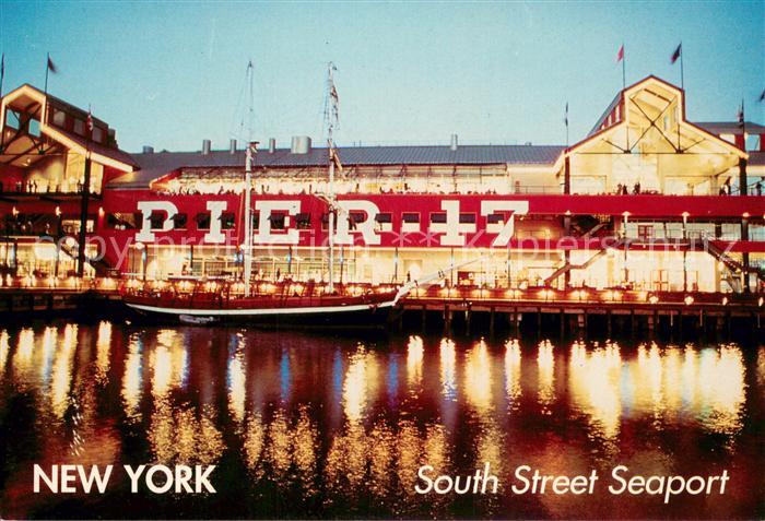 New York City South Street Seaport Pier 17