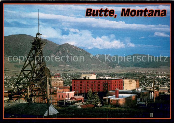 Butte Montana A Gallows Frame Mine Elevator Tower