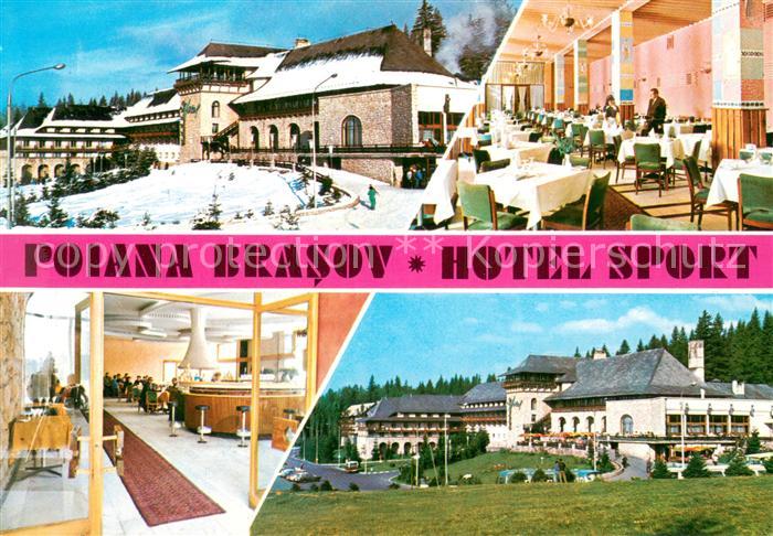 Poiana Brasov Hotel Sport Restaurant im Winter und im Sommer