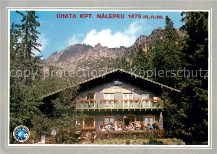 Vysoke Tatry Chata Kpt. Nalepku Bergbaude Hohe Tatra