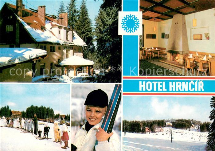 Spicak Hotel Hrncir Restaurant Kamin Wintersportplatz