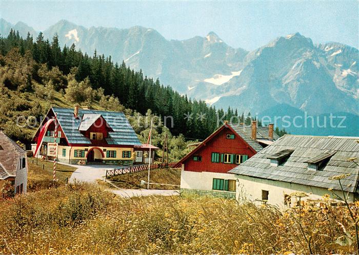 Eisenkappel-Vellach Gaststaette Seebergsattel Alpen