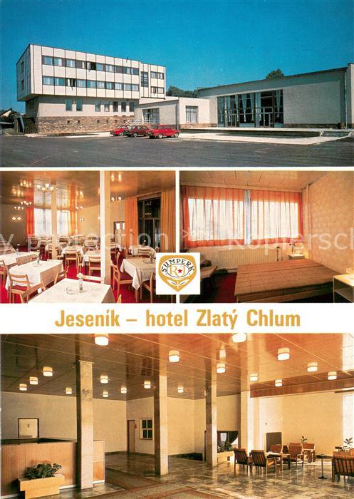 Jesenik Hotel Zlaty Chlum Restaurant Foyer Fremdenzimmer