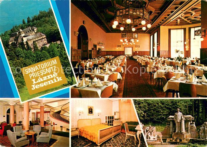 Lazne Jesenik Sanatorium Priessnitz Restaurant Foyer Denkmal
