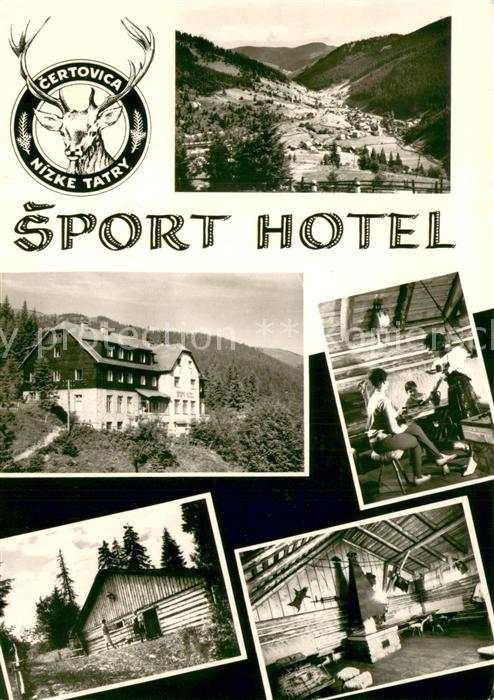 Vysna Boca Sporthotel pod Certovicou Nizke Tatra Landschaftspanoama Niedere Tatr