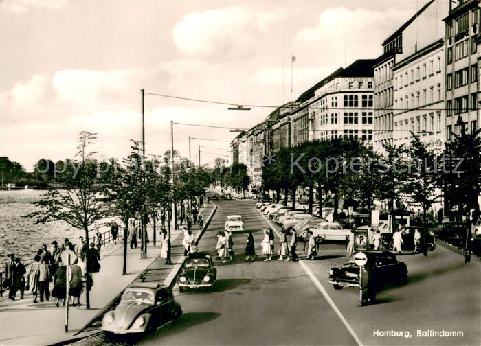 HAMBURG  CITY Ballindamm an der Binnenalster