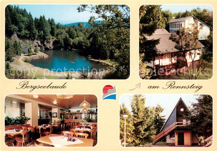 Floh-Seligenthal Bergseebaude Pension Gaststaette am Rennsteig Ebertswiese Bades