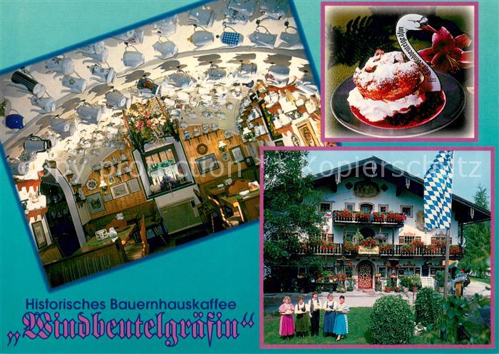 Ruhpolding Bayern Historisches Bauernhauskaffee Windbeutelgraefin