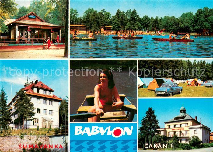 Babylon Babilon Czechia Ferienheim Hotel Gaststaette Badesee Campingplatz Ruderb