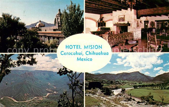 Chihuahua Hotel Mision Cerocahui Gastraum Panorama