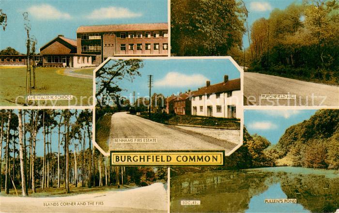 Burghfield The Willink School Burghfield Hill Blands Corner and the Firs Pullens