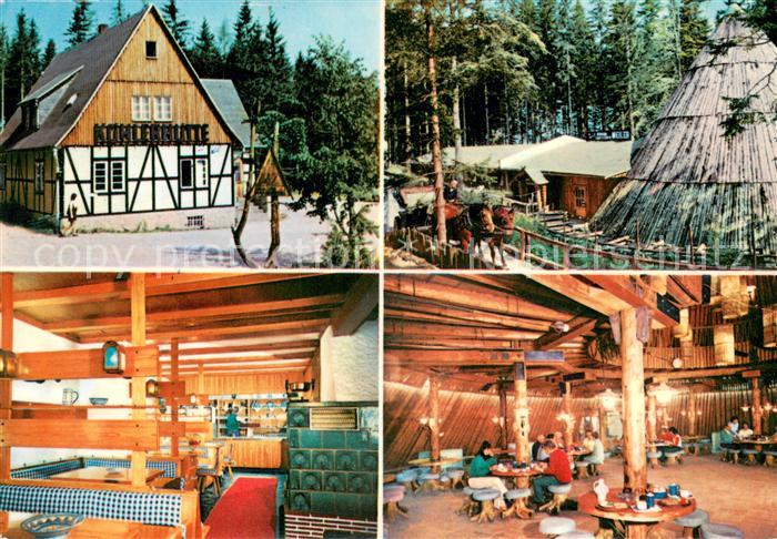 Sosa Erzgebirge Konsum Gaststaetten Koehlerhuett und Meiler an der Talsperre des