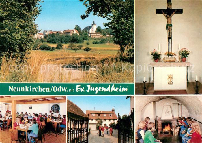 Neunkirchen Odenwald Ev Jugendheim Altar Aufenthaltsraum Kaminzimmer Eingang