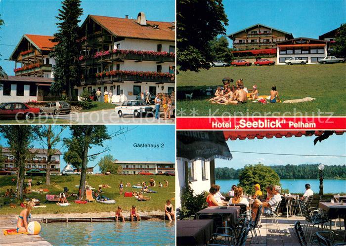 Pelham Oberbayern Restaurant Hotel Seeblick Liegewiese Gaestehaus 2 Terrasse