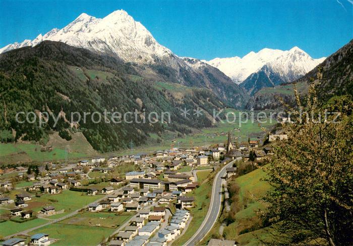 Matrei Osttirol Felbertauernstrasse mit Hintereggerkogel und Kristallkopf
