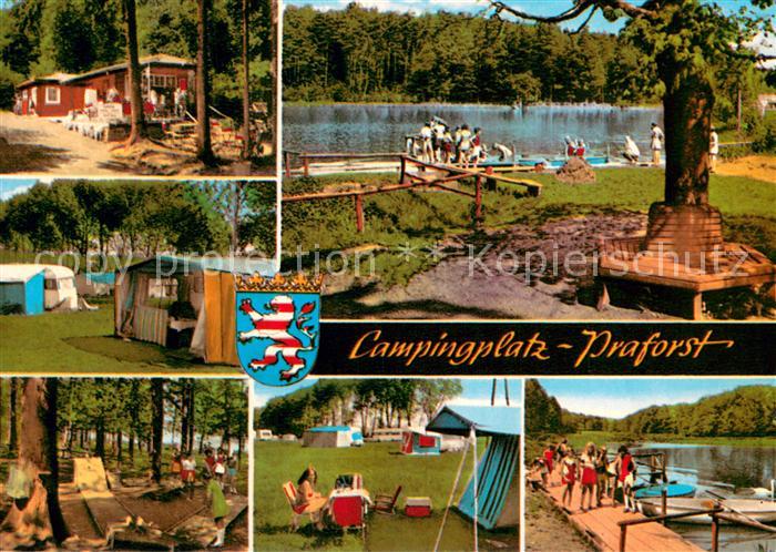 Huenfeld Campingplatz Praforst Teilansichten